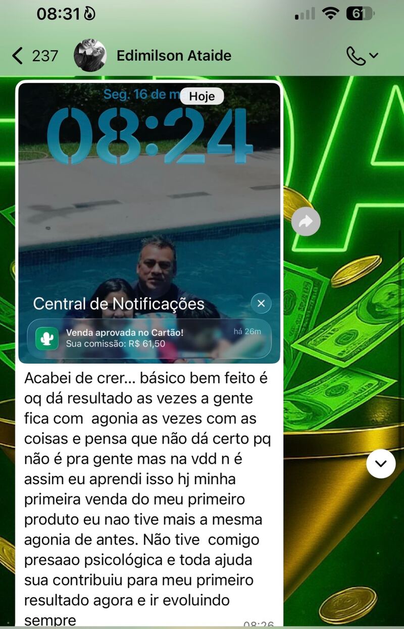 Cliente do software - print 4