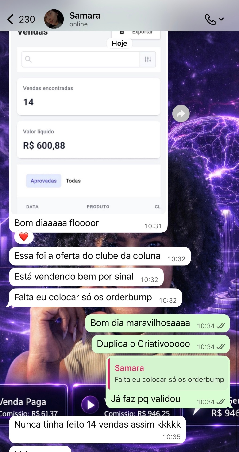 Cliente do software - print 9